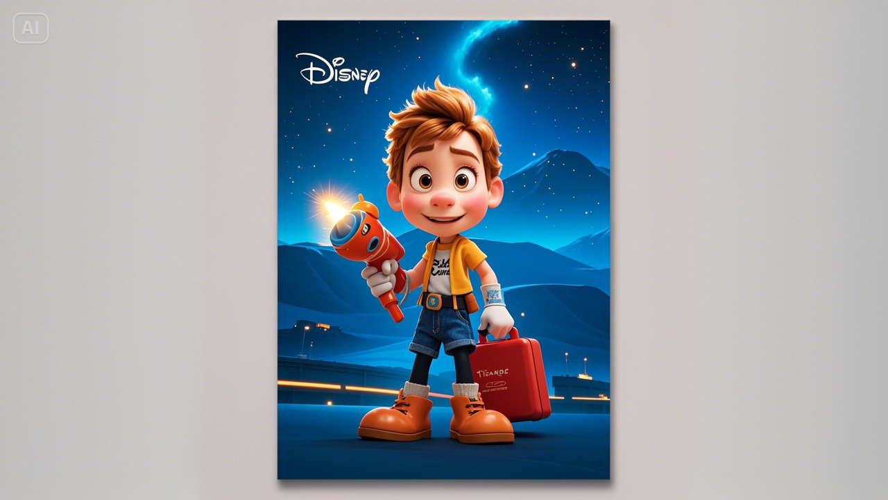 Disney AI posters