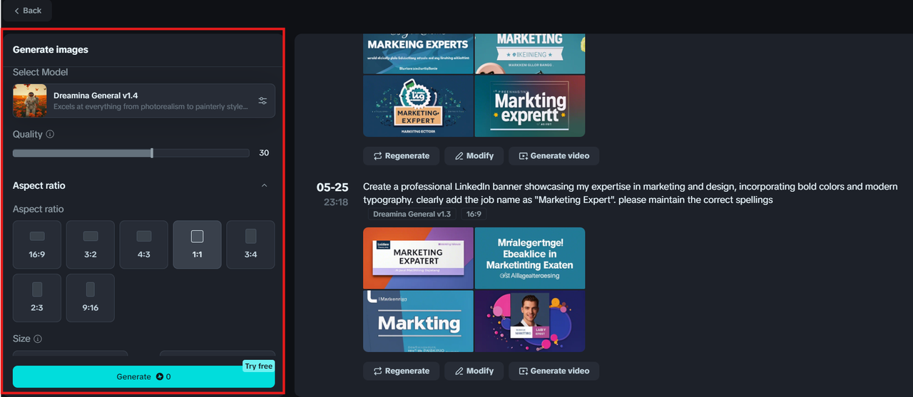 LinkedIn banner ideas with 即梦AI