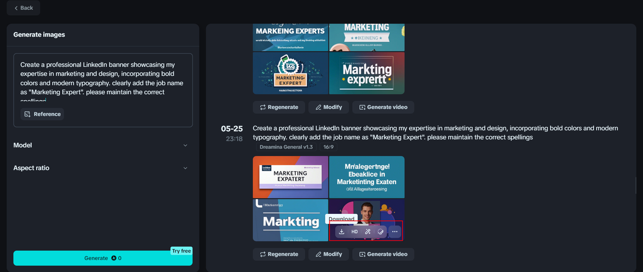 LinkedIn header ideas with 即梦AI